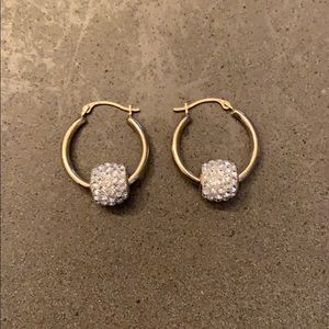 14K gold earrings